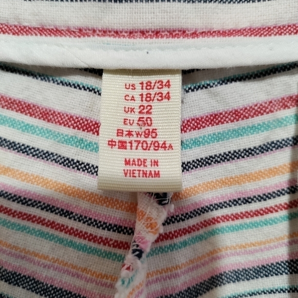 Khakis by Gap girlfriend shorts size 18 with pockets - Picture 3 of 4